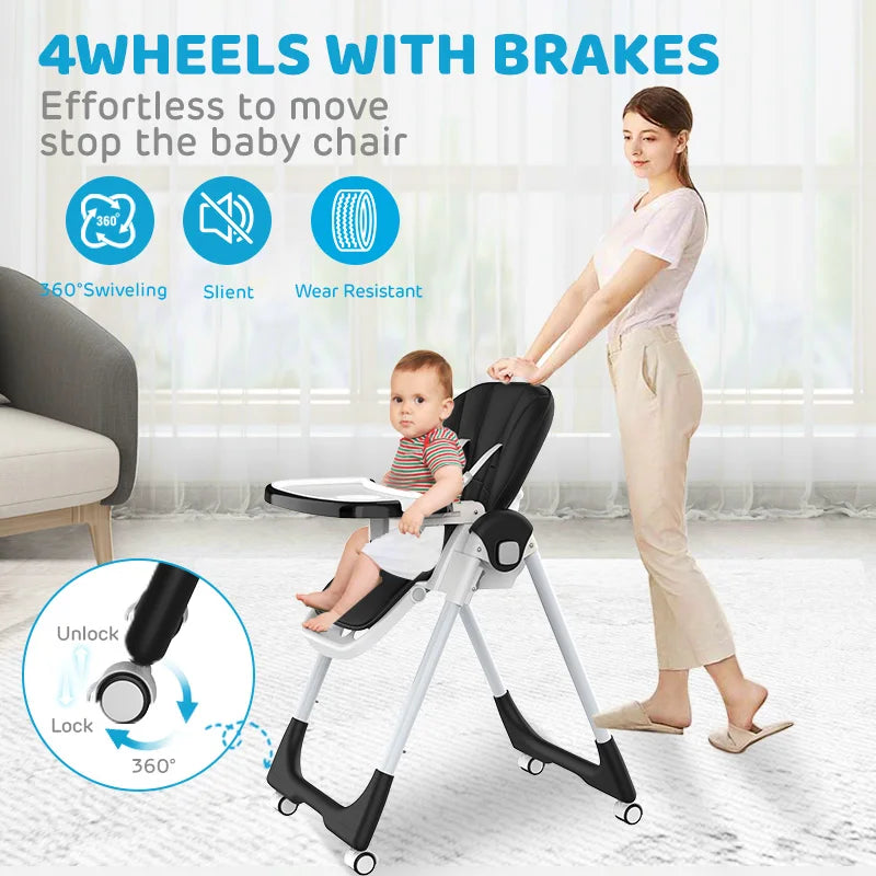Baby Highchair Adjustable