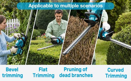 20'' Hedge Trimmer Cordless, 3000rpm Electric Hedge Trimmer, with Battery, 180° Rotatable Head for Yard, Garden, Lawn Care
