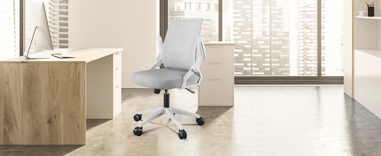 Ergonomic Computer Chair Flip-up Armrests