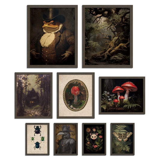Gothic Style Canvas Printing Wall Art Decor