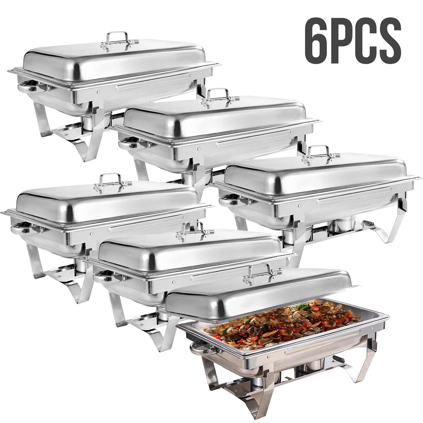 Chafing Dish  Electric Stainless Steel Full Size Buffet Set