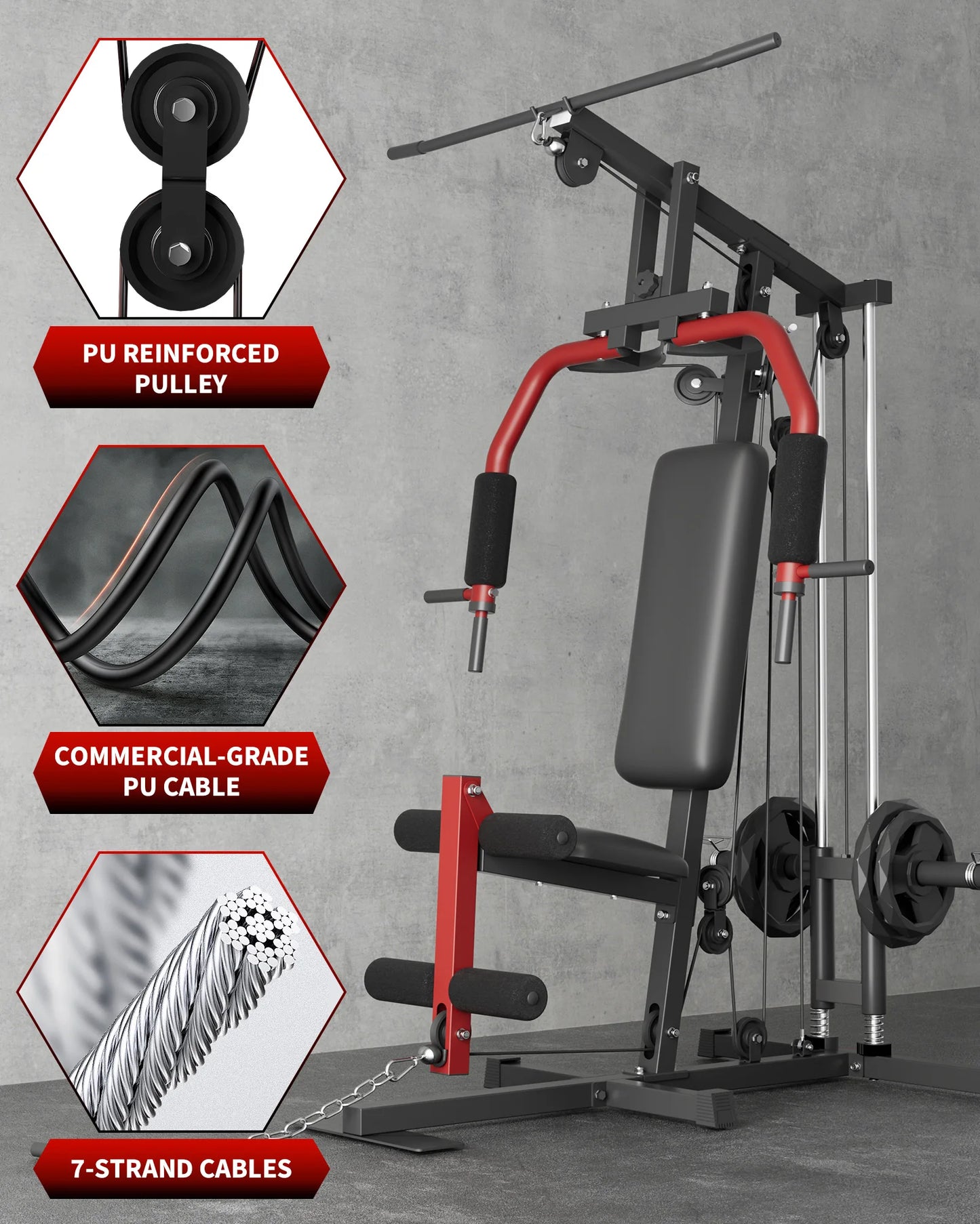 Multifunctional Equipment: Full Body Workout Machine