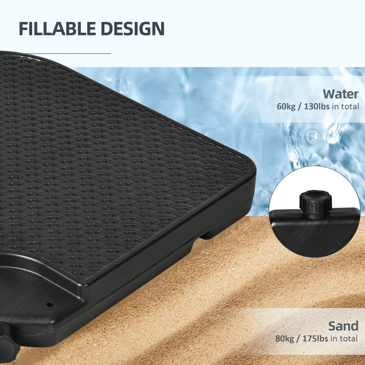 Patio Umbrella Base Weights