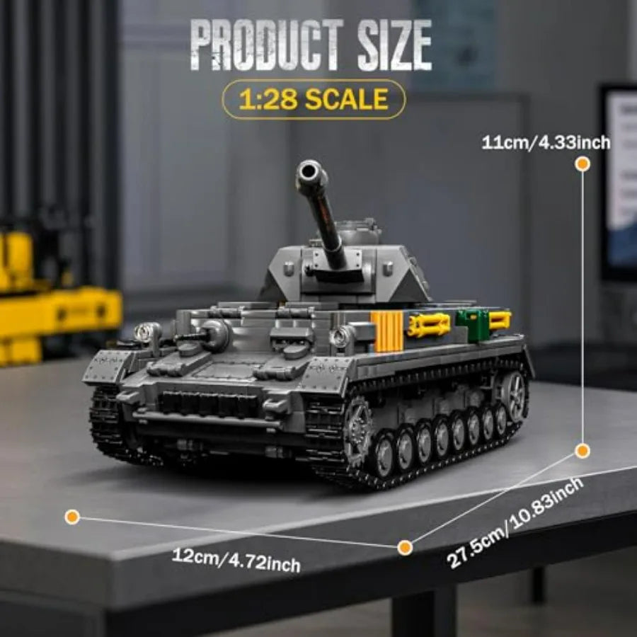 Military World Classic Panzer IV Heavy Tank