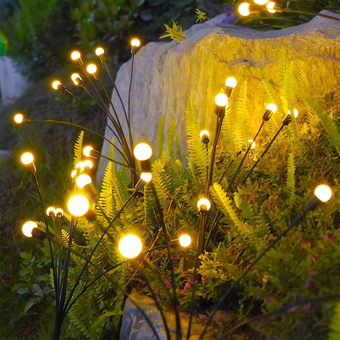 8-Head Solar Firefly Lights LED Solar