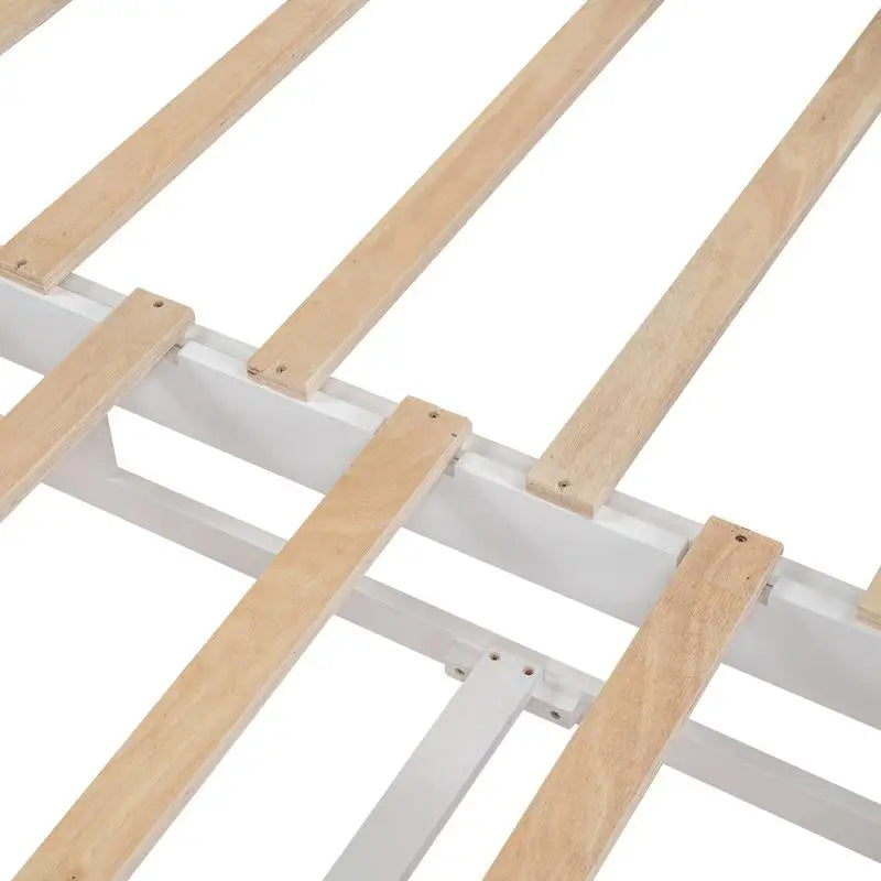 Wooden Daybed with Trundle and 2 Storage Drawers