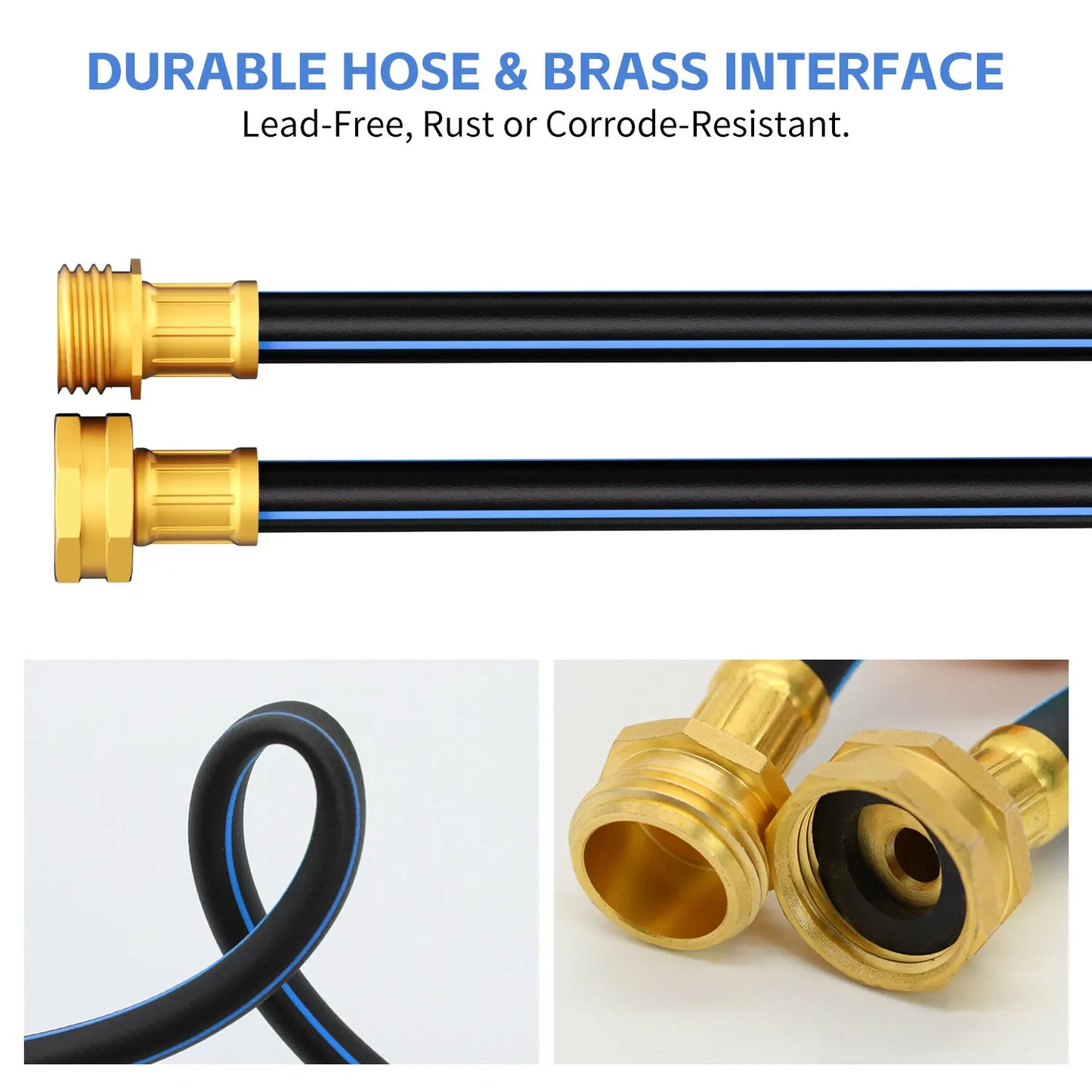 Retractable Garden Hose Reel, Hose Locking Mechanism