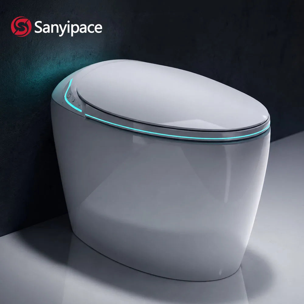 Smart Toilet Seat with Bidet - Comfort Height Air Dryer