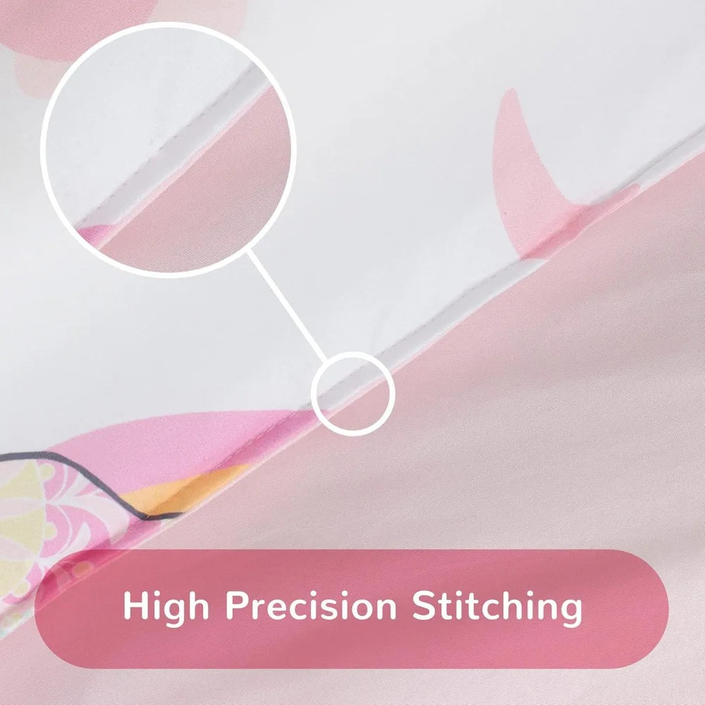 Kids Unicorn Bedding Set with Sheets & Pillowcases, Soft & Cute Design