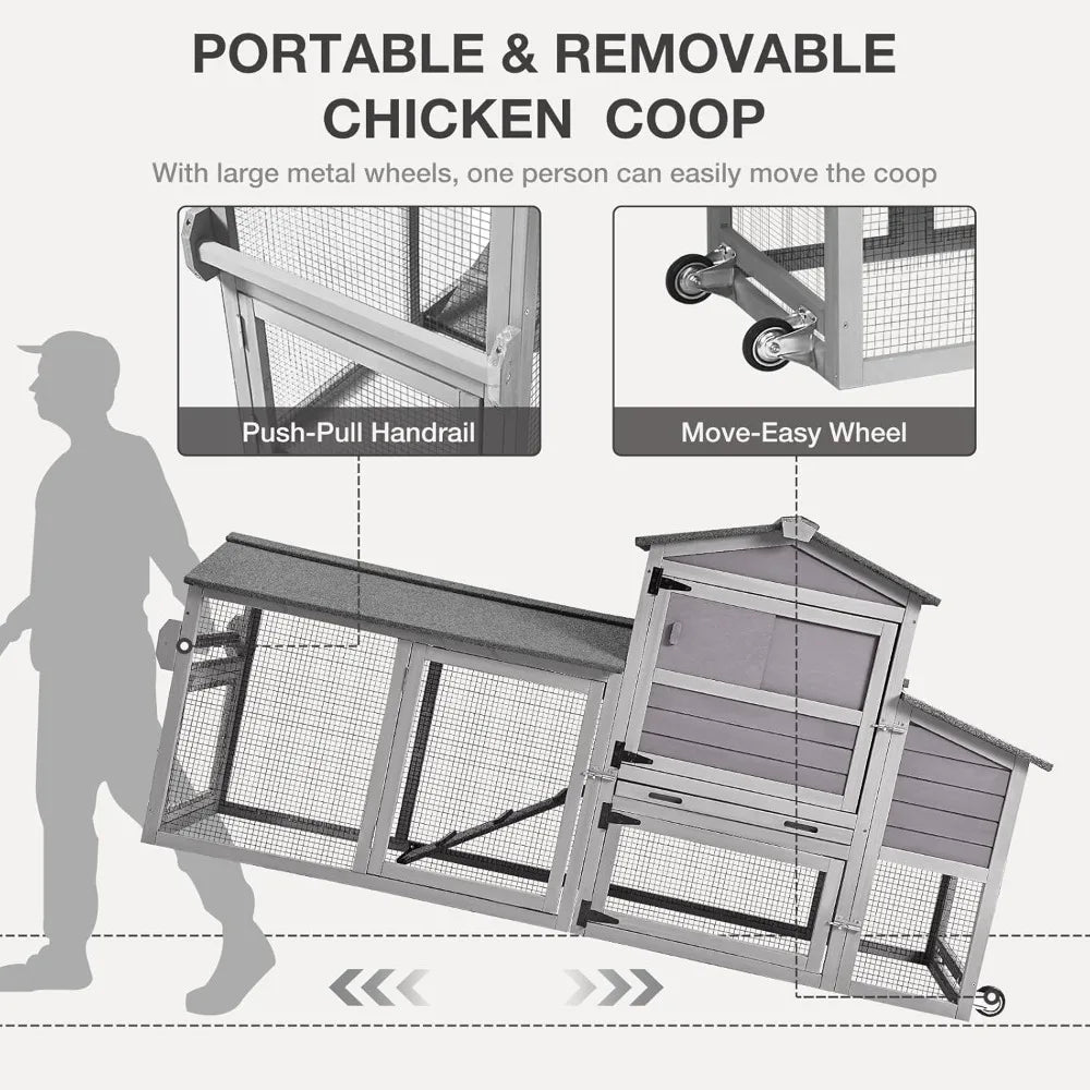 Chicken Coop with Wheels