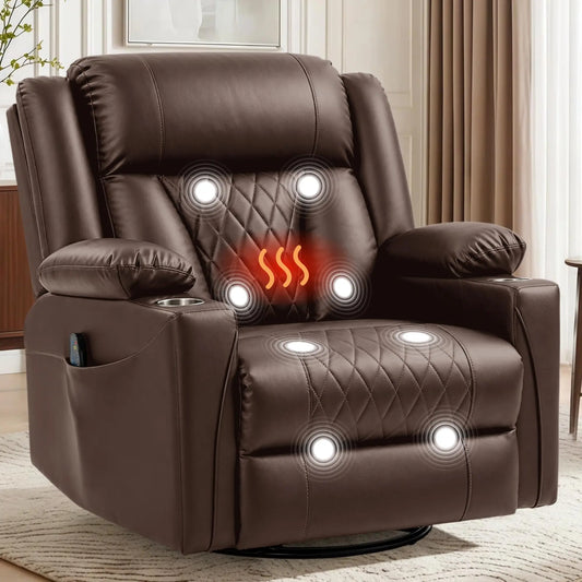Faux Leather Recliner