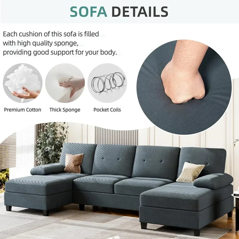 U-Shaped, Sectional Couches