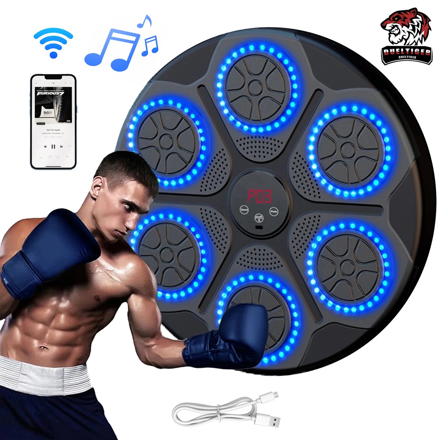 Boxing Machine Smart Bluetooth Wall Mounted