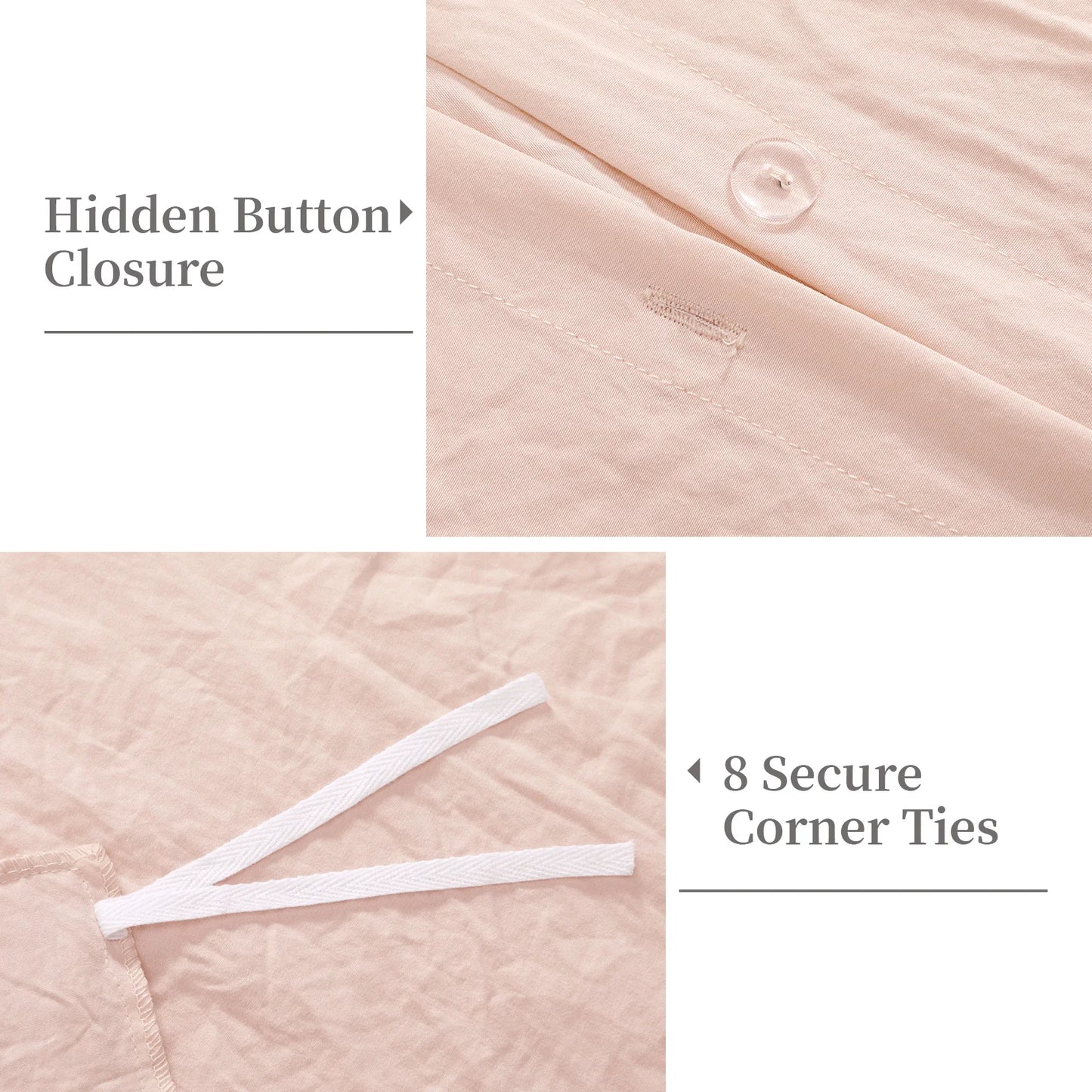 Lotus Leaf Edge Bedding Duvet Cover Set