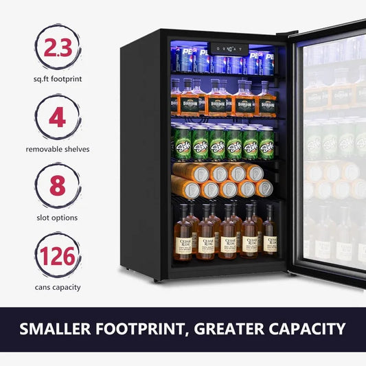 Beverage Cooler w/ Removable Shelves