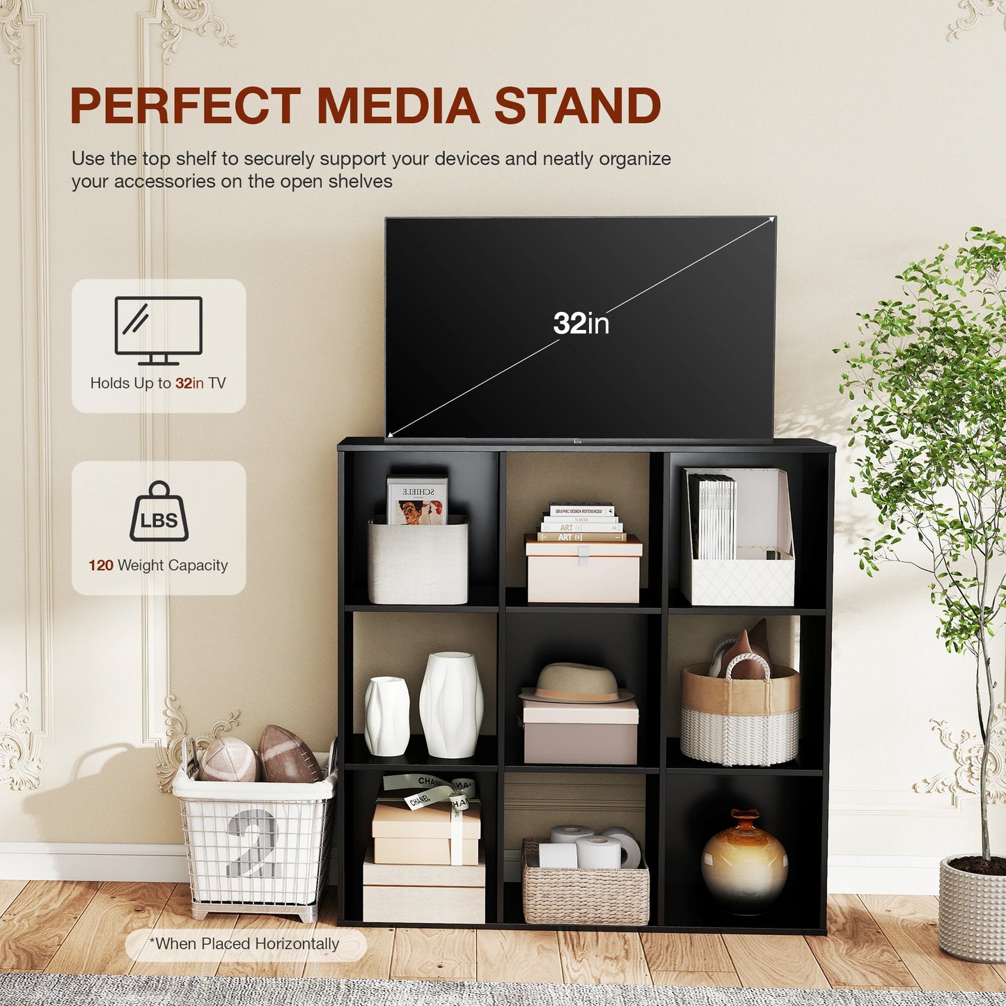Storage Cube Organizer Wooden Shelf Bookcase