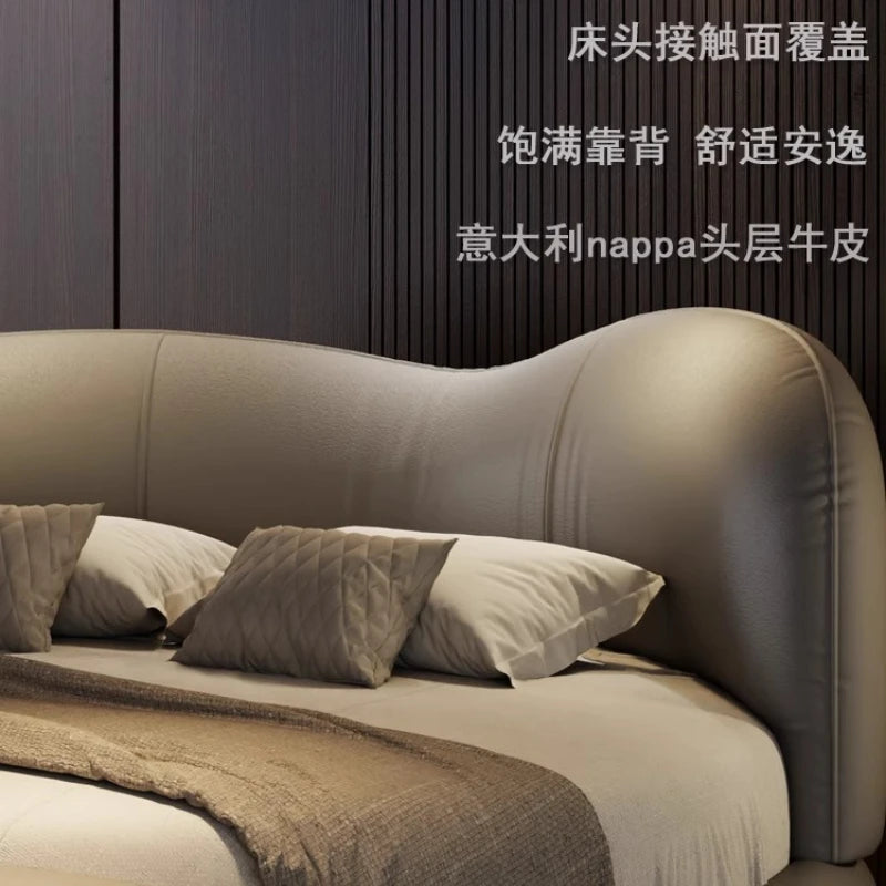 Modern Nordic luxury bed Base and frame