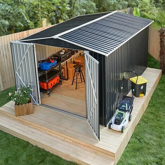 Outdoor Storage Shed with Updated Frame Structure