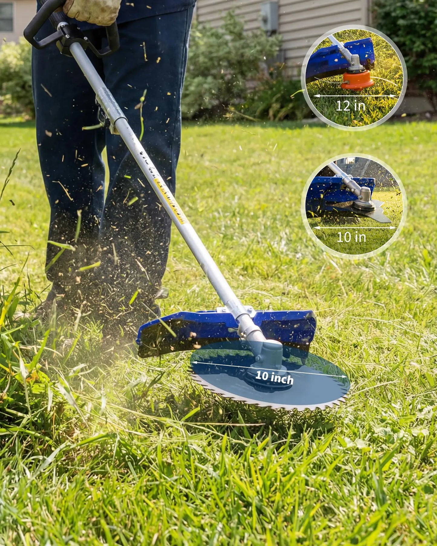 Gas Weed Eater Quick Start With Shoulder Strap