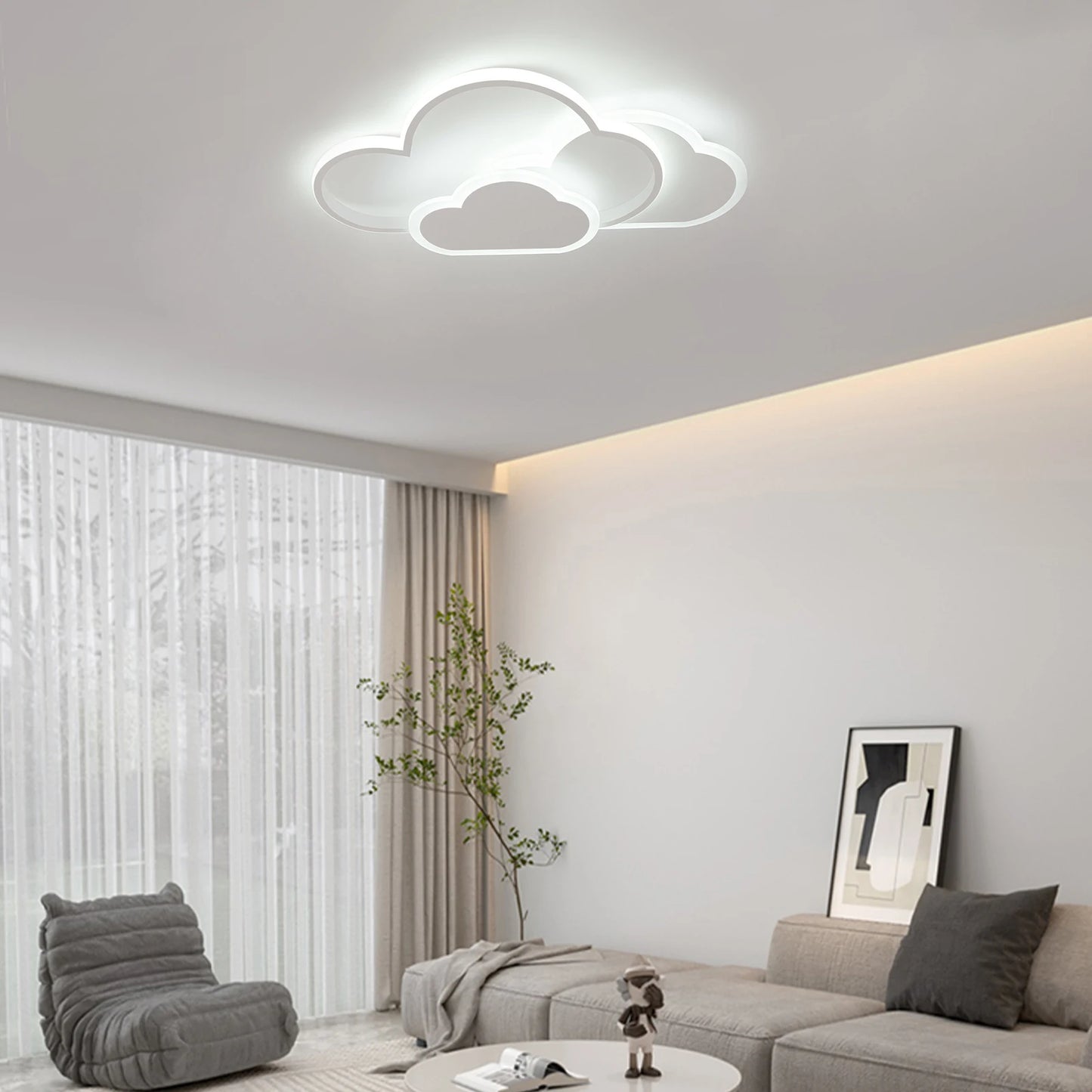 Modern Acrylic LED Creative Cloud Ceiling Light