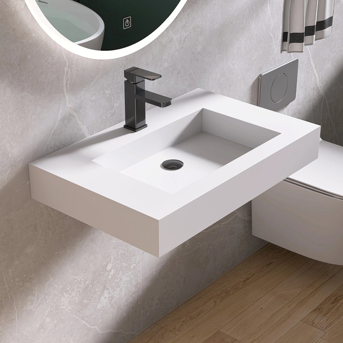 Wall Mounted Bathroom Sink