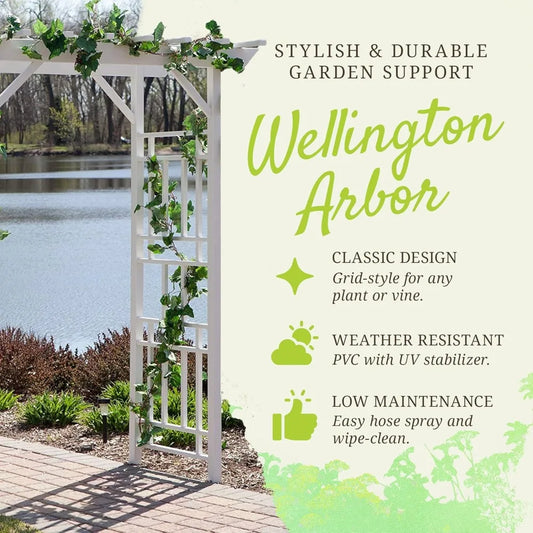 Vinyl Garden Archway Decorative
