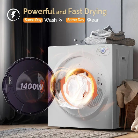 Fast Drying Front Load Tumble Laundry Dryer with Stainless Steel Tub