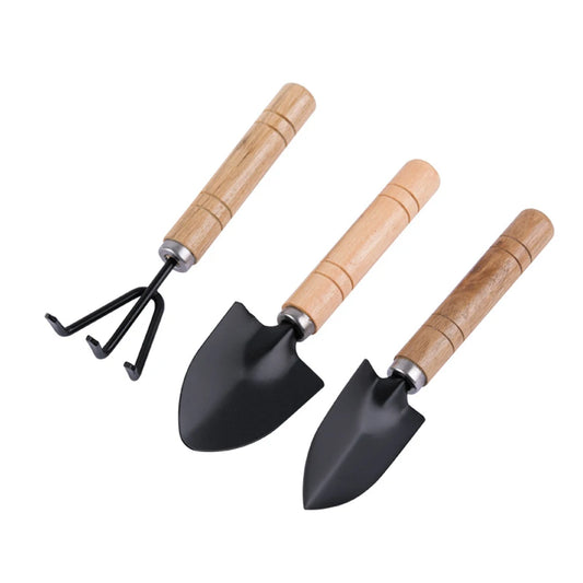 3Pcs Shovel Rake Spade Set