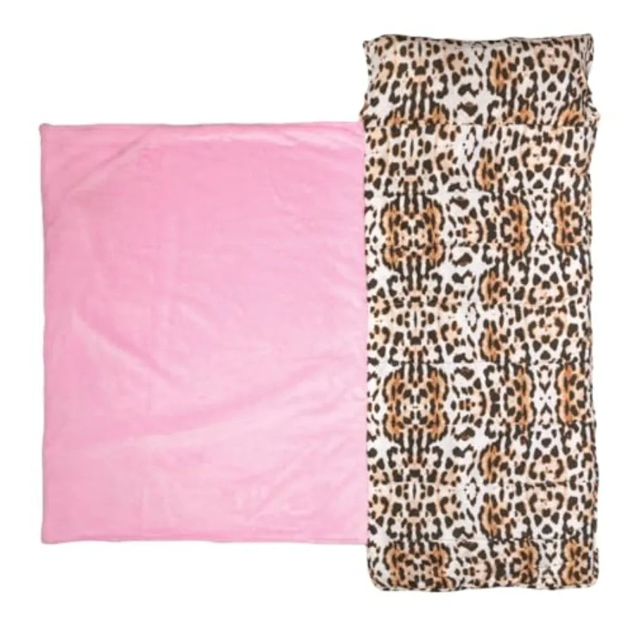Toddler All Over Print Nap Mat with Soft Blanket and Removable Pillow