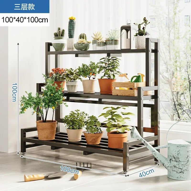 Universal Outdoor Metal Square Plant Rack