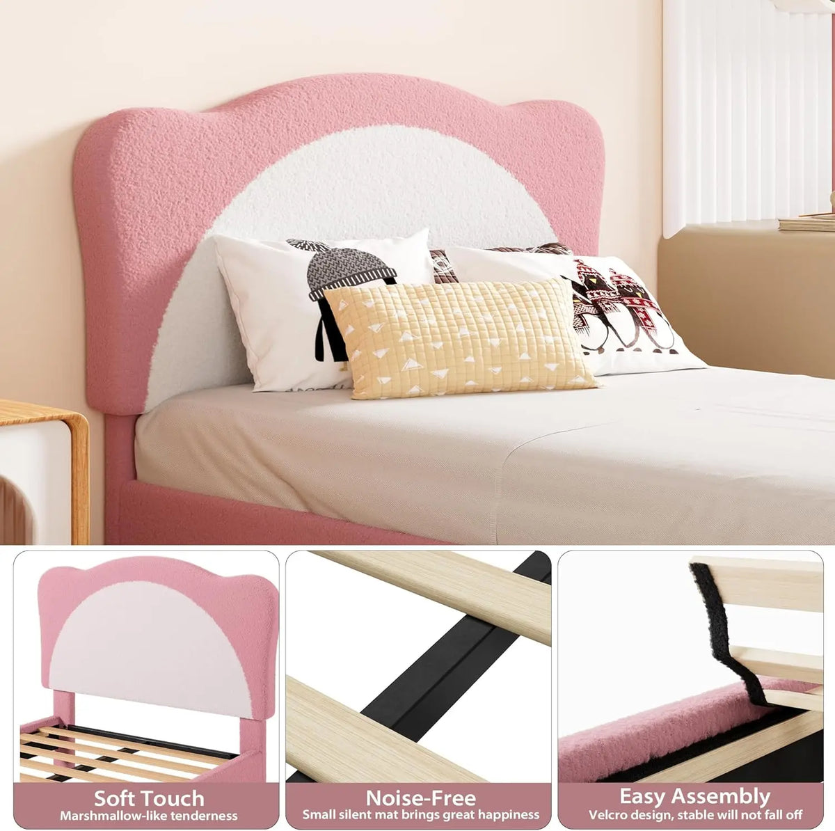 Upholstered Platform Bed Frame
