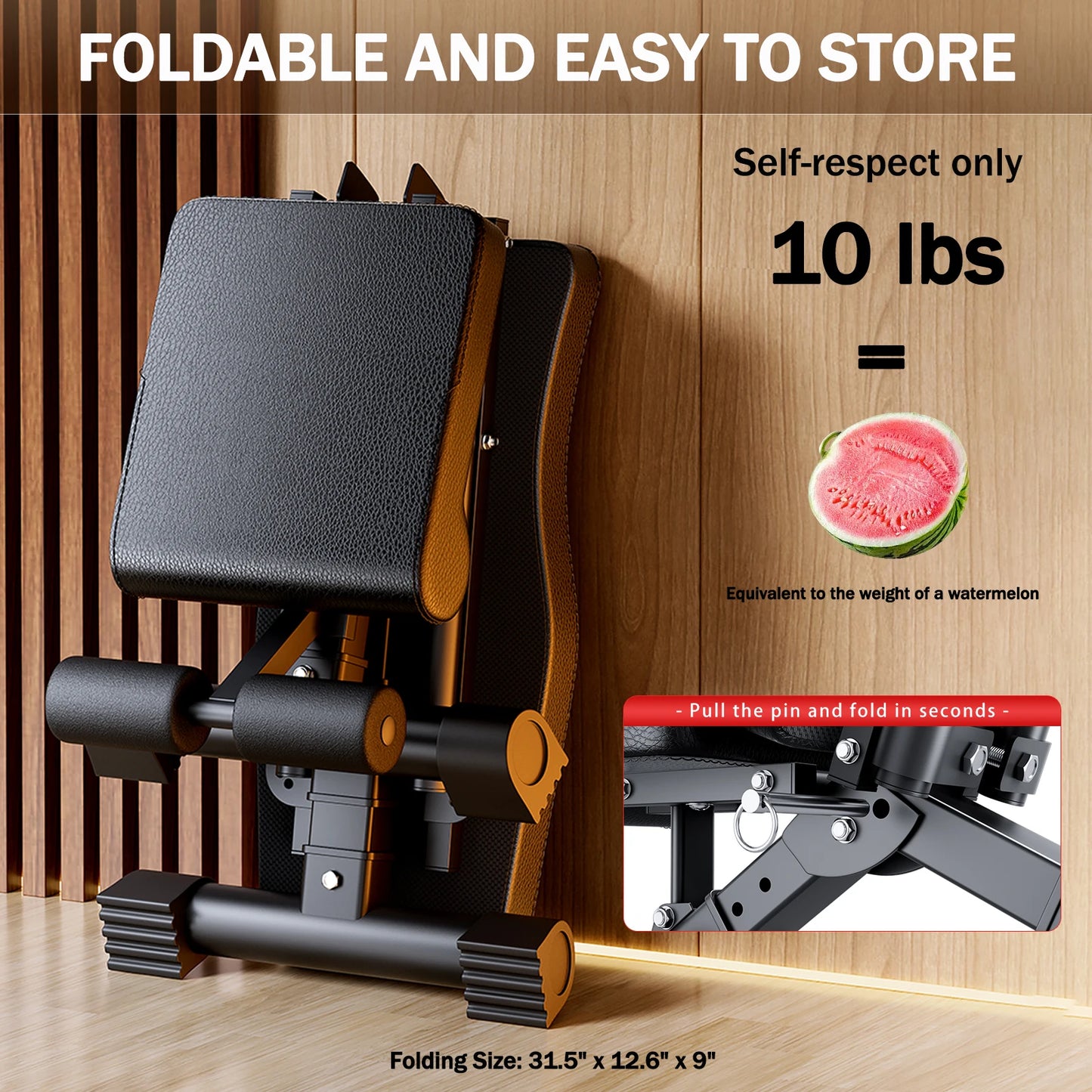 Adjustable Weight Bench for Full Body Workout