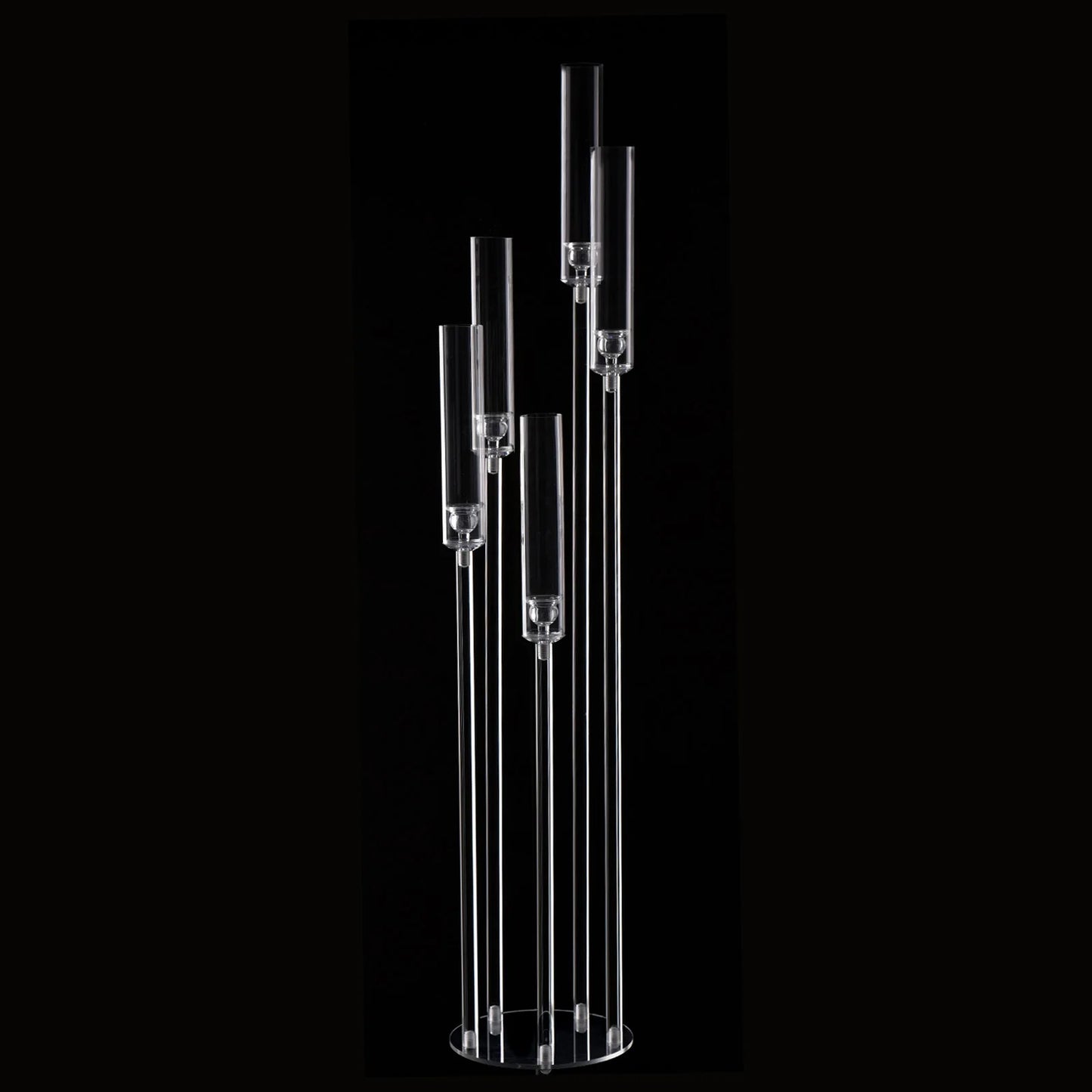 Acrylic 5 Arm Candelabra