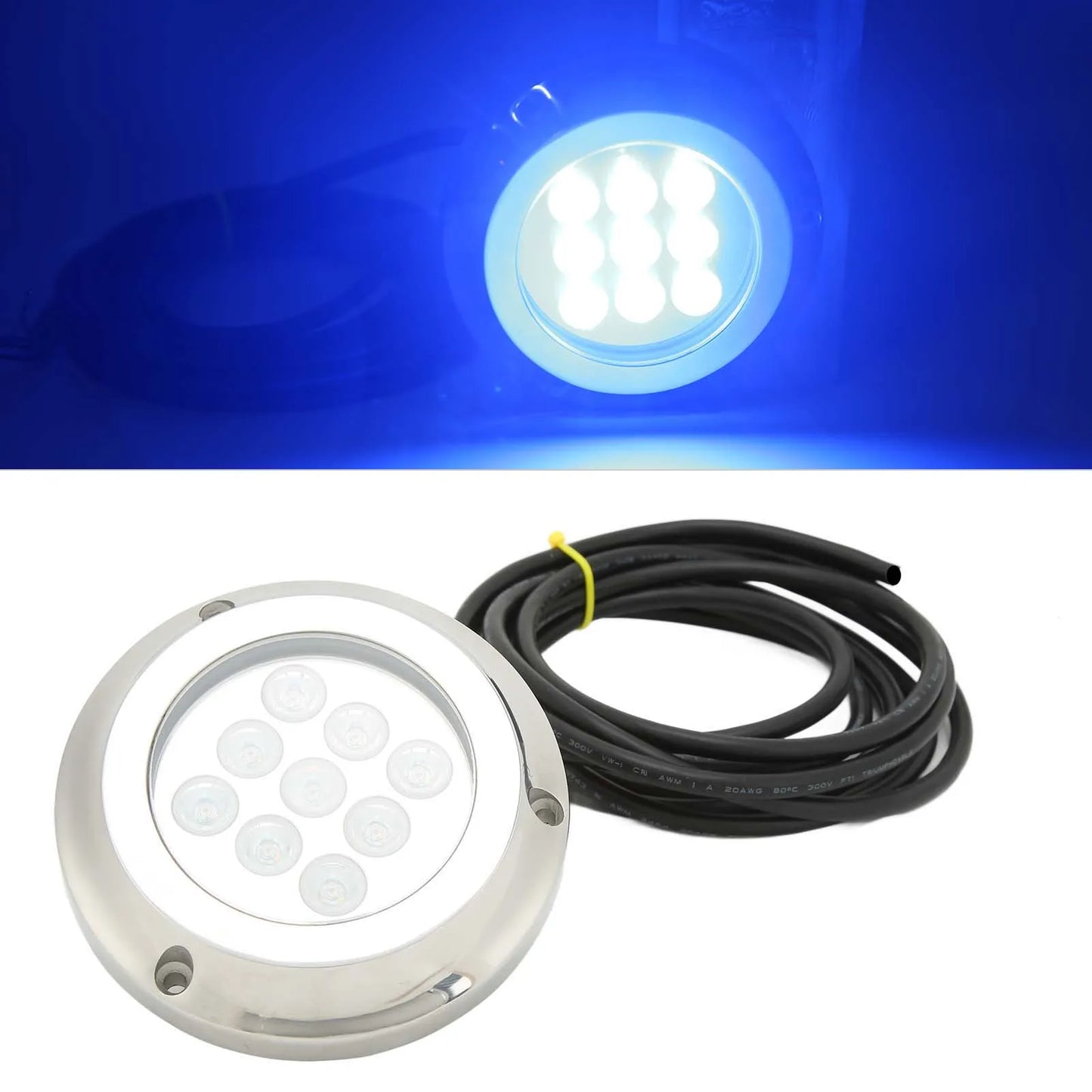 Waterproof Underwater Light Dome Swimming Pool Lamp