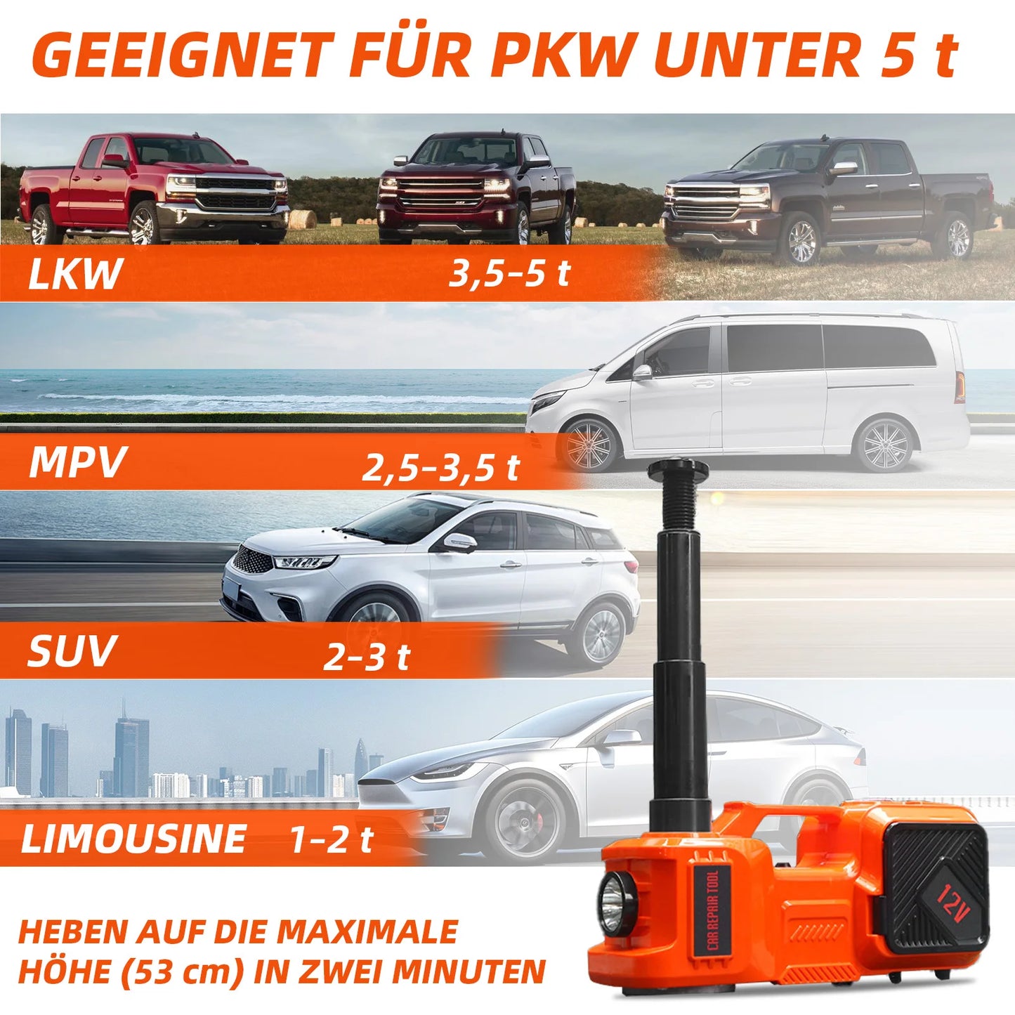 Electric Hydraulic Car Jack