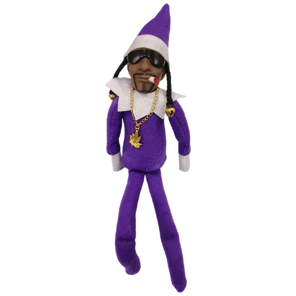 Christmas Elf Doll with Snoop on a Stoop Christmas Trees Decoration