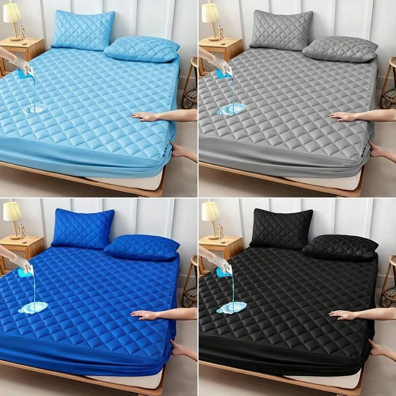 Soft And Comfortable 100% Waterproof Mattress Protector - All-Season