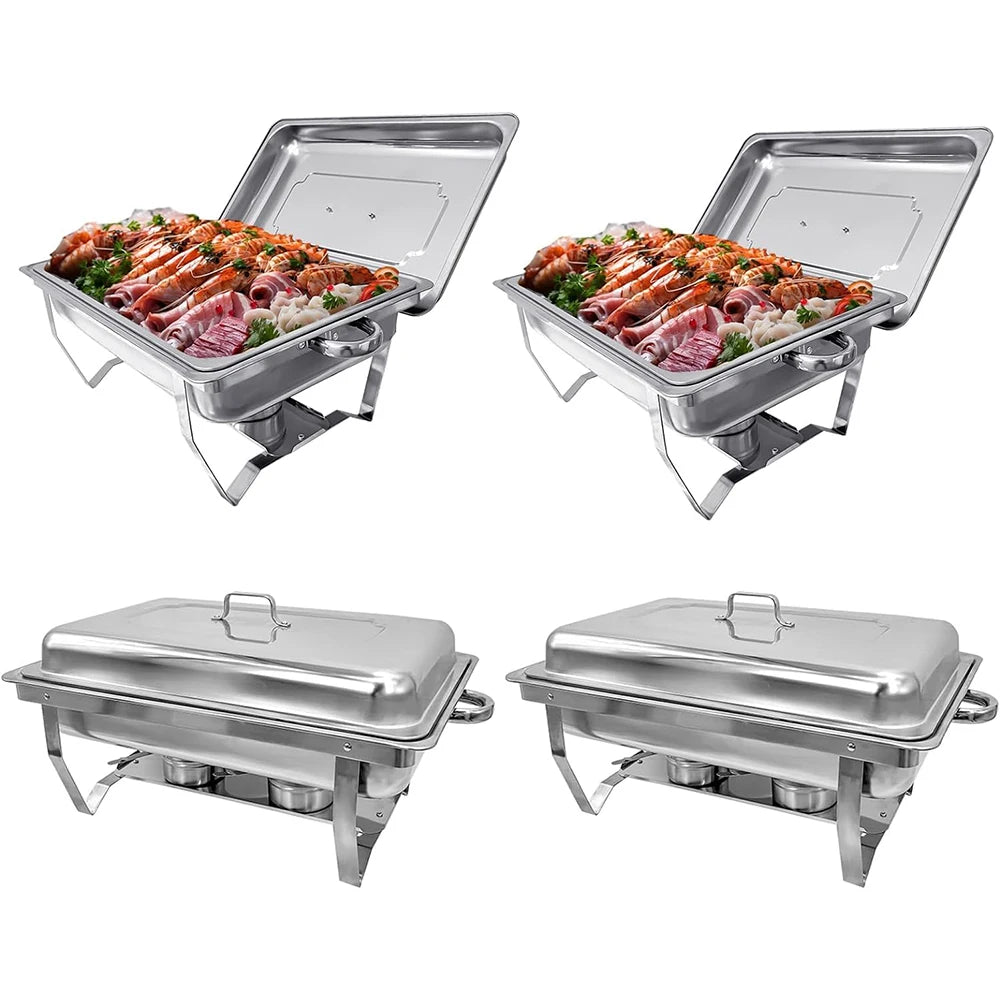 Chafing Dish  Electric Stainless Steel Full Size Buffet Set