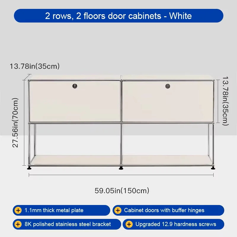 Tv Metal Stand Storage Cabinets