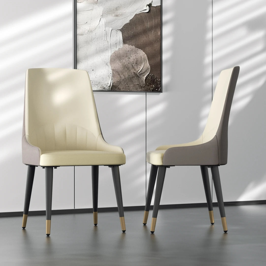 Luxury Microfiber Leather Leisure Chairs with Lion Knocker