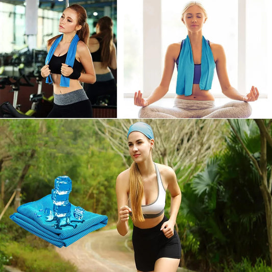 Microfiber Cooling Towels for Running, Yoga, Workout, climbing