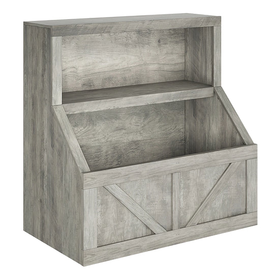 Wooden Storage Organizer with Cubby Bookcases