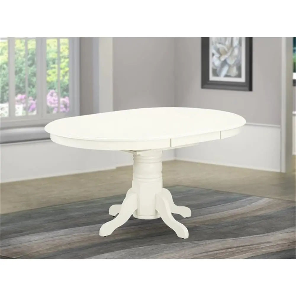 Oval Table Top with Butterfly Leaf & Pedestal Base