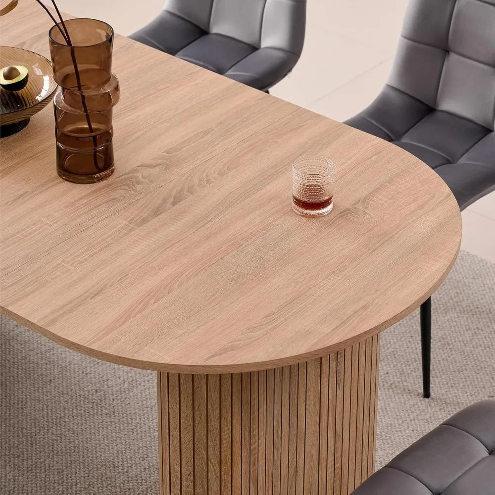 Oval Dinner Table (Only Table),