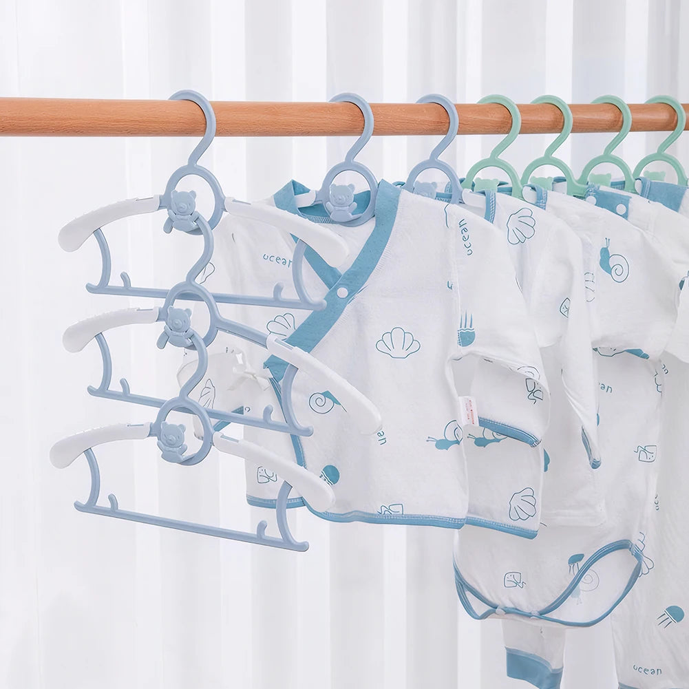Non-slip Baby Clothes Hanger Adjustable Storage Hangers