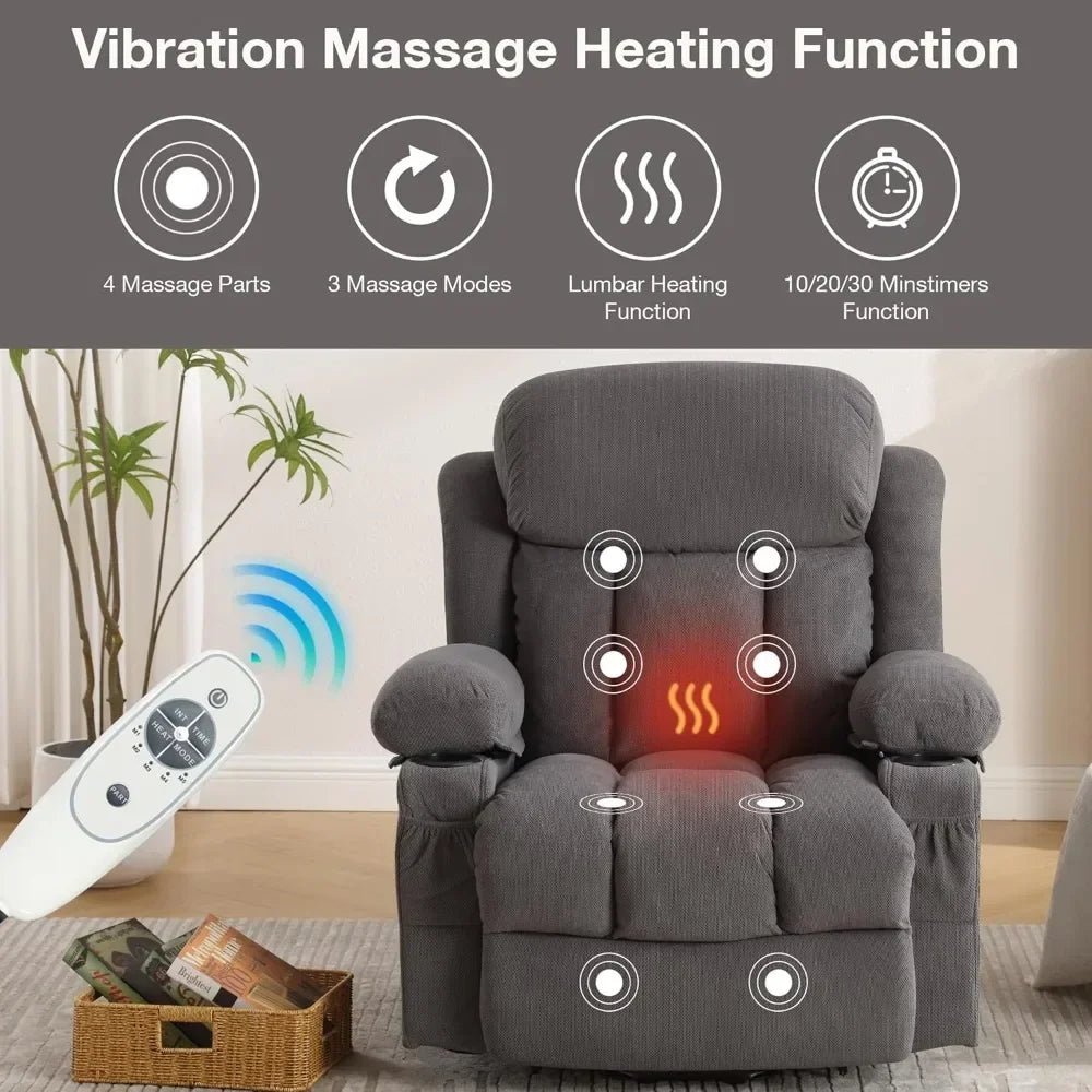 Lift Recliner with Vibration Massage