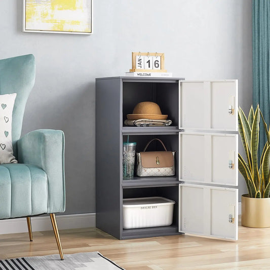 Metal Locker Cabinet Durable Steel Organizer