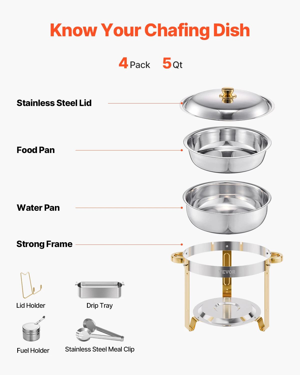 Full Size Chafing Dish Buffet Set