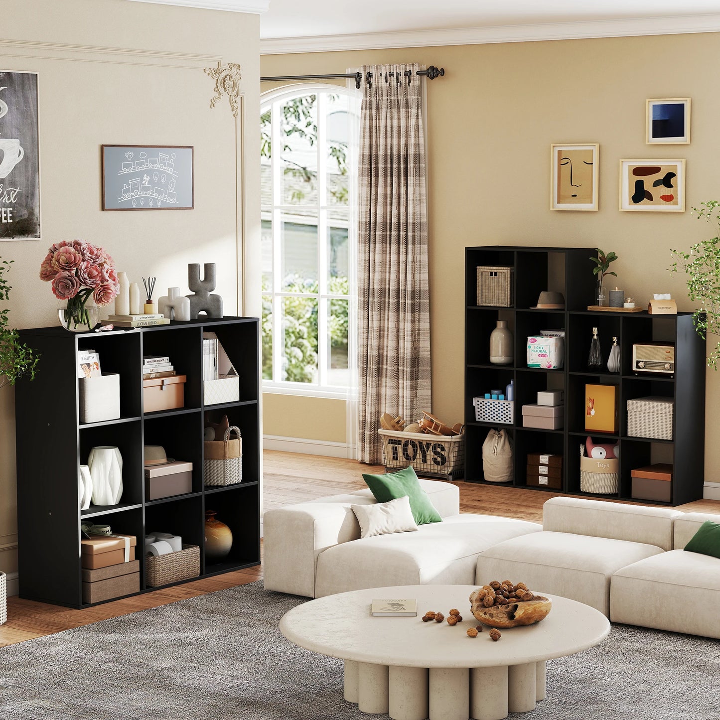 Storage Cube Organizer Wooden Shelf Bookcase