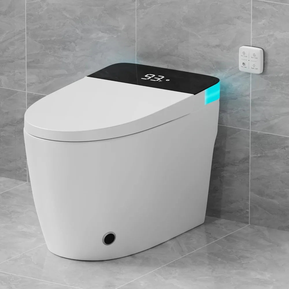 Toilet with Elongated Heated Seat